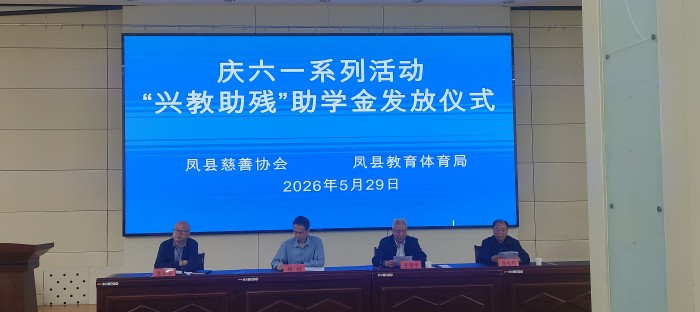 凤县：“兴学助残”+“童心逐梦”双主题活...